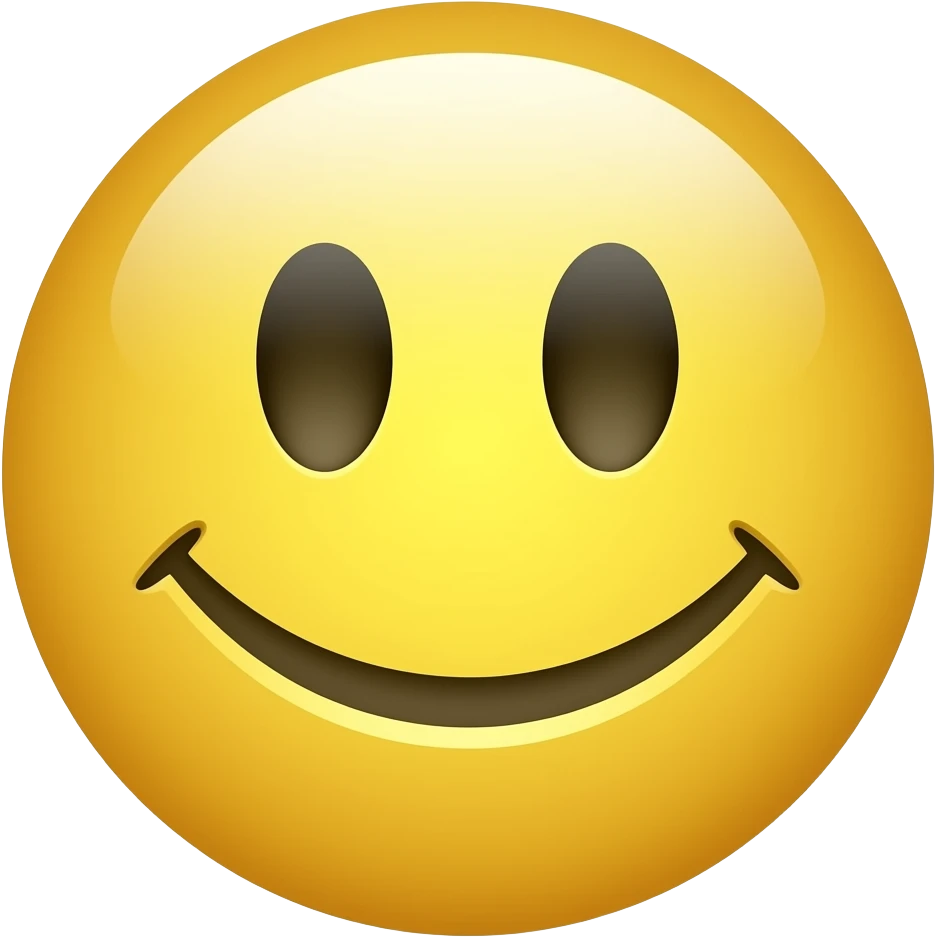 yellow button with smile emoji