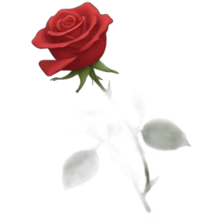 anime red rose emoji
