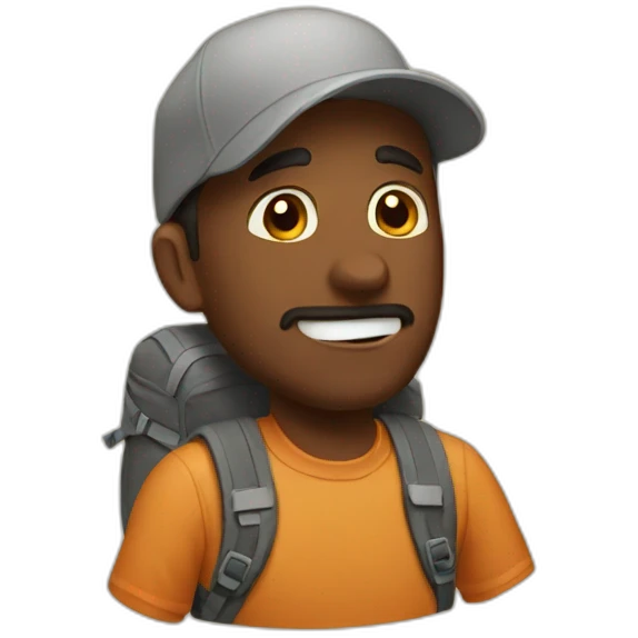 a hike emoji