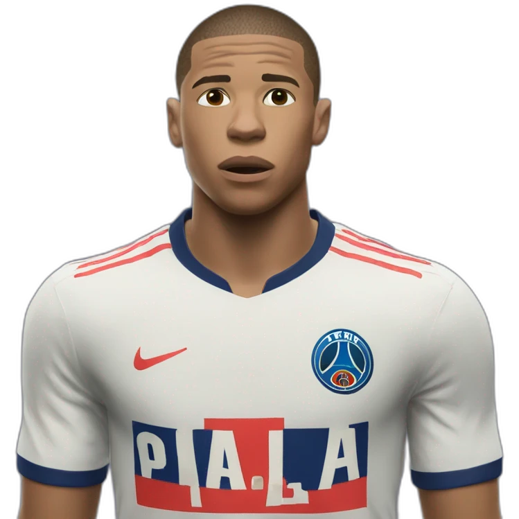 Kylian mbappe qui pleure emoji