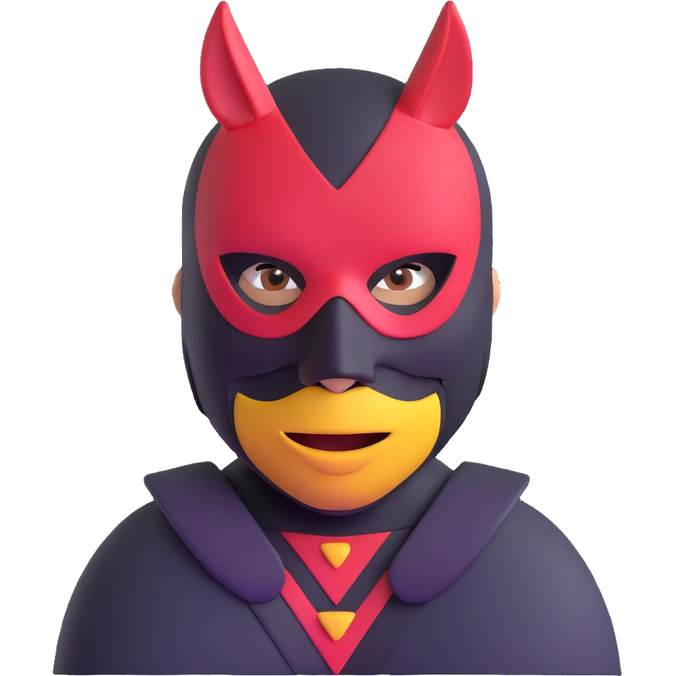 Alex the Terrible with mask emoji