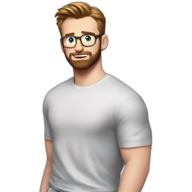 chris evans shortless emoji