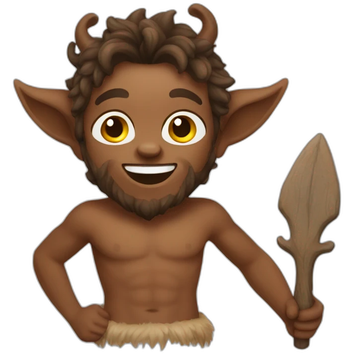 Male satyr emoji