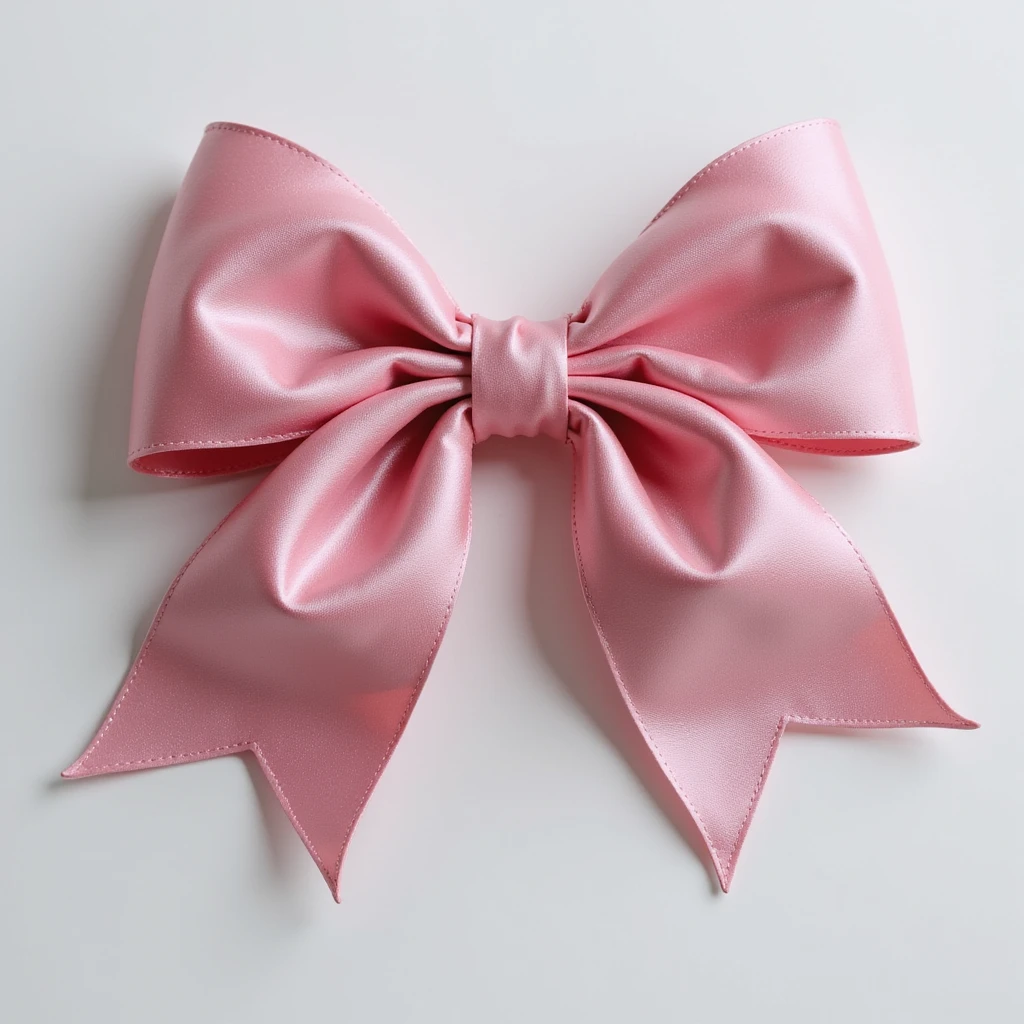 pink gothic bow, photorealistic style, variation 2 emoji