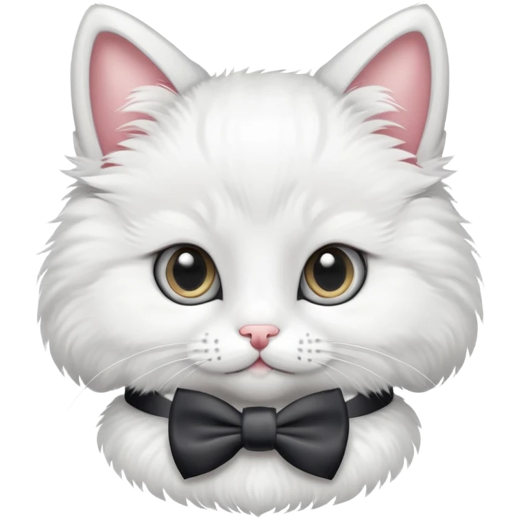 cute cat with a bow tie emoji