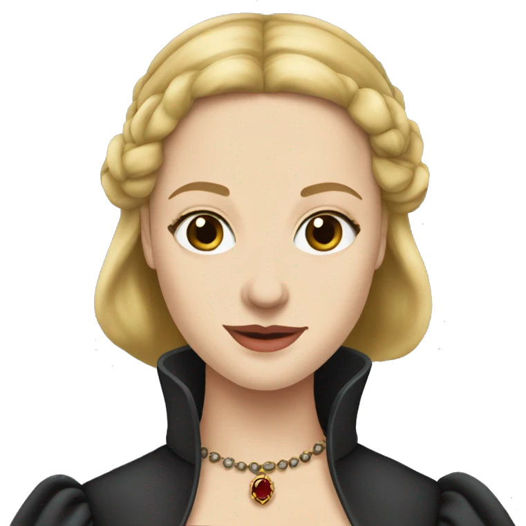 Queen Jane tudor England blonde emoji