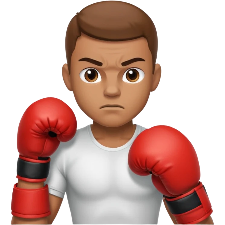 Boxer çıkartan emoji