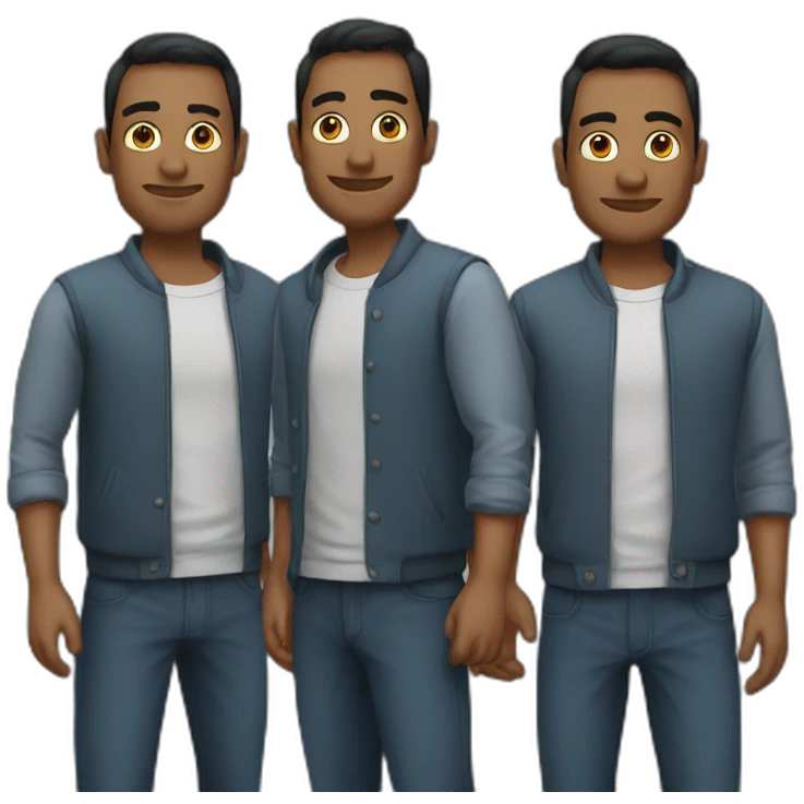 4 men emoji