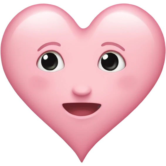 Baby pink heart emoji
