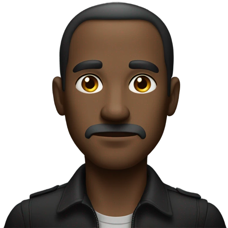 Dark man emoji