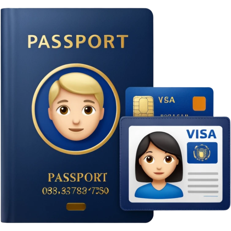 passport and visa emoji