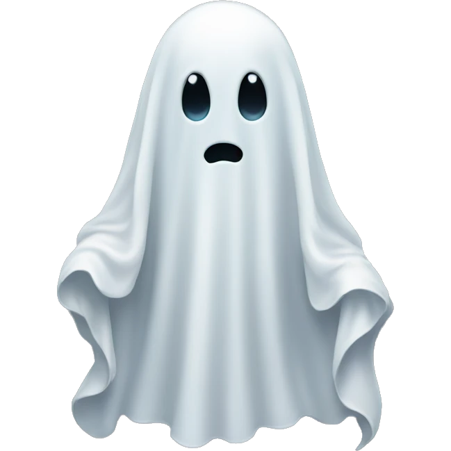 A ghost emoji