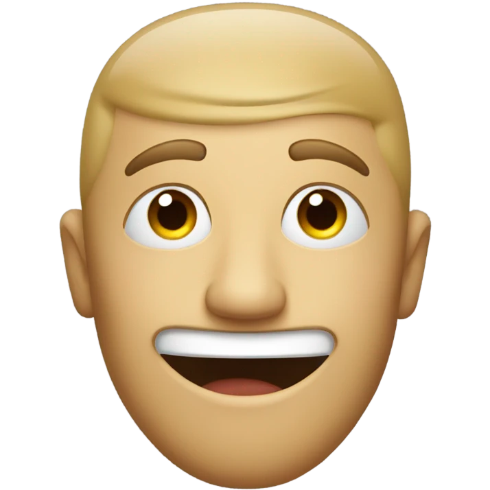 Face looking to the right with one eye looking straight emoji