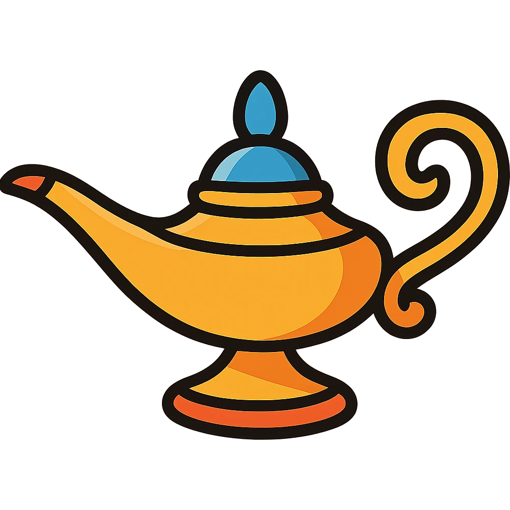 Aladdin's lamp emoji