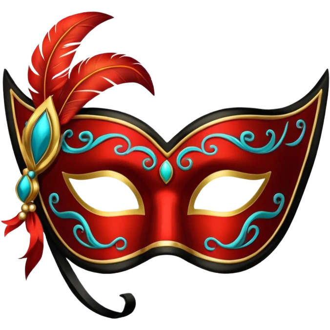 
masquerade mask emoji