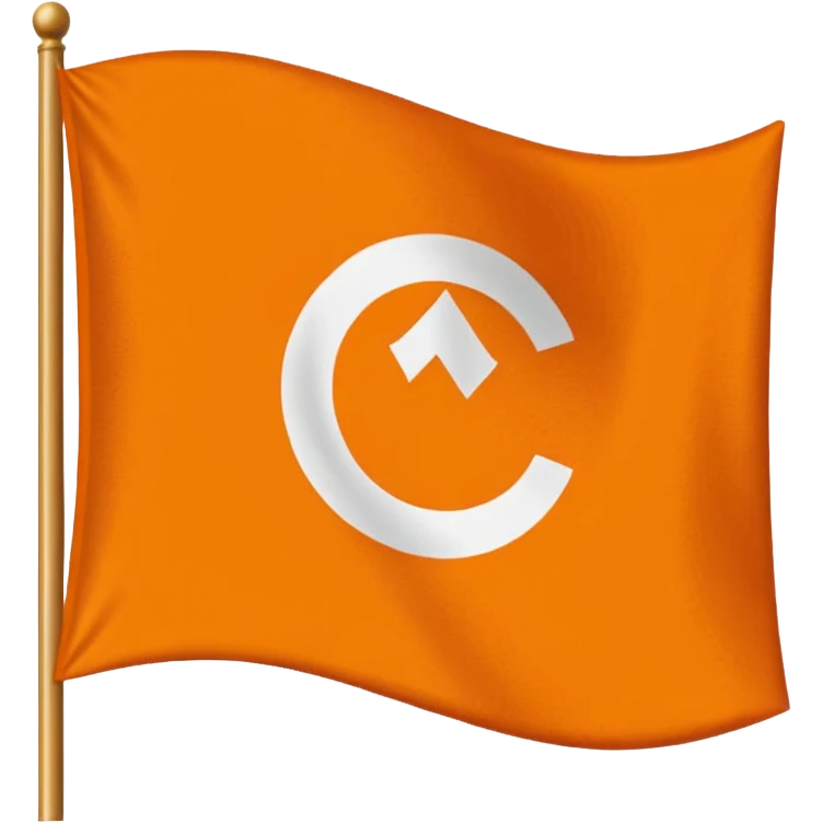 Make emoji use orange flag and 🪯 thise emoji,emoji fit in flage  emoji