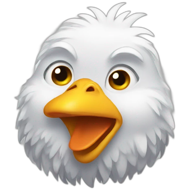 Sparkling chicken emoji