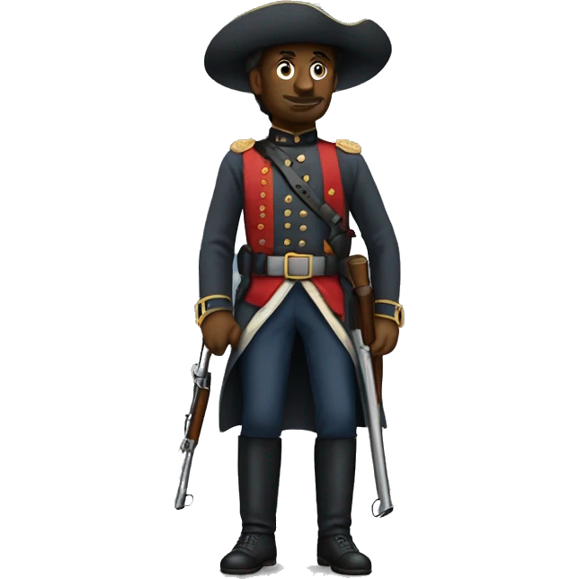 full length american civil war soldier emoji