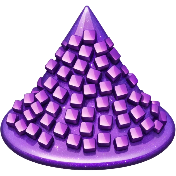 Purple Glitter teste emoji