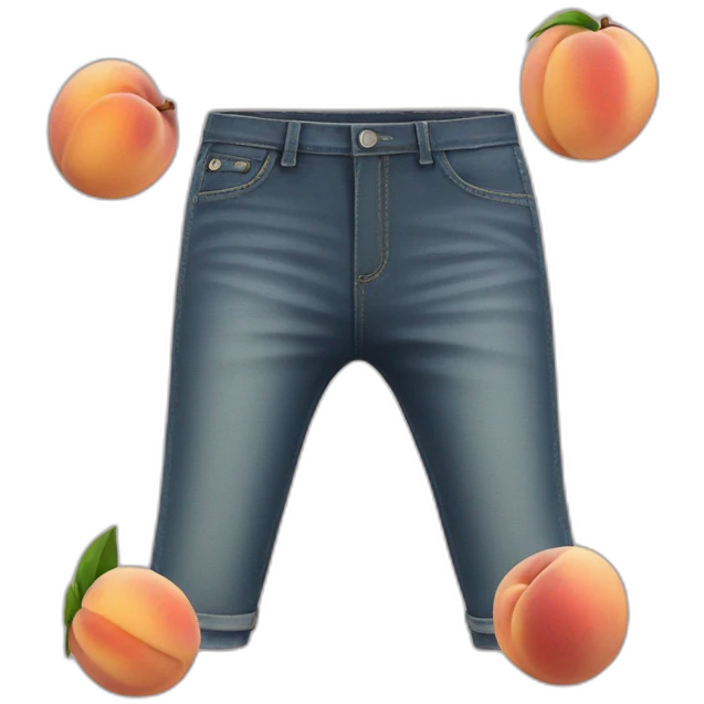 peach with tight pants emoji