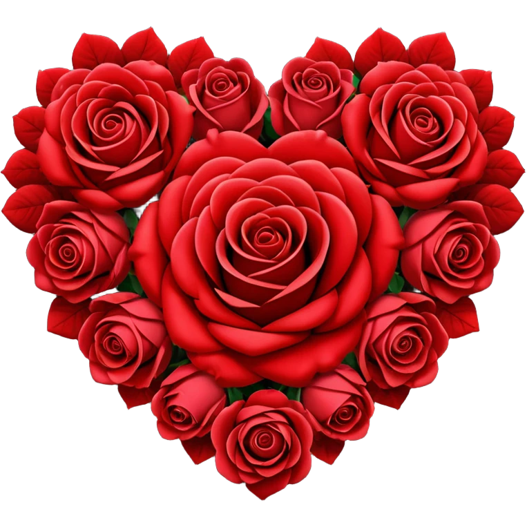 Heart of roses emoji