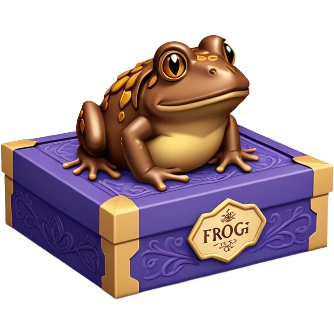 Chocolate frog box emoji