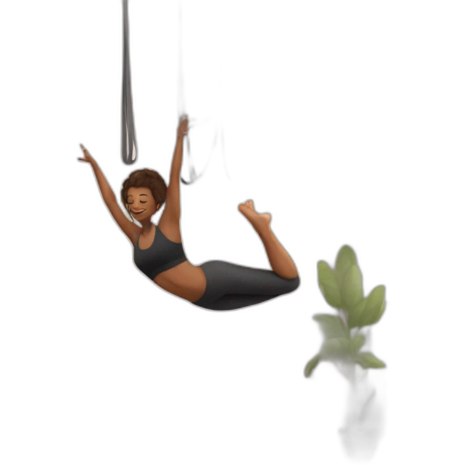 Antigravity yoga emoji