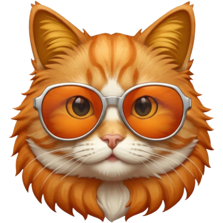Cat wearing sunglasses emoji