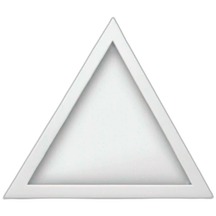 Triangle white emoji