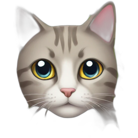 Cat with flowers emoji