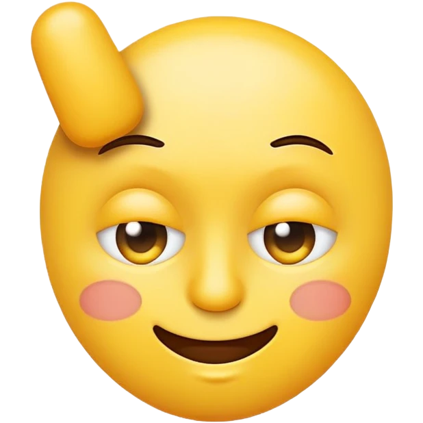 A yellow emoji side eye with middle finger emoji