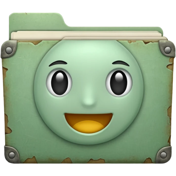 pale green archive 폴더 emoji