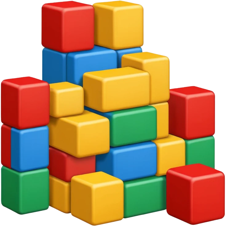 wood building blocks emoji