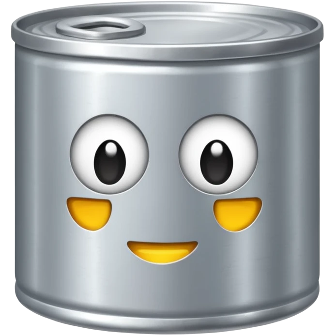 a flat can emoji