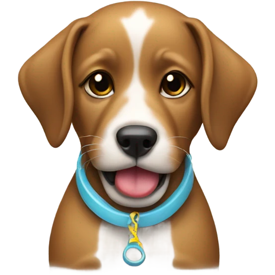 dog with pacifier emoji