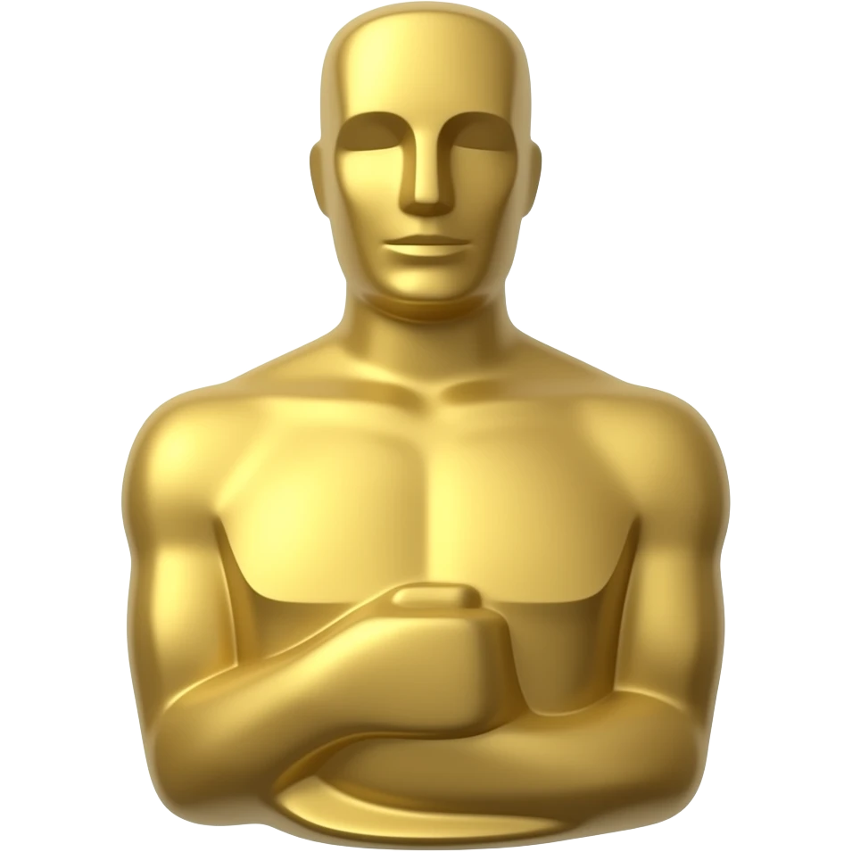 The Oscar statuette emoji