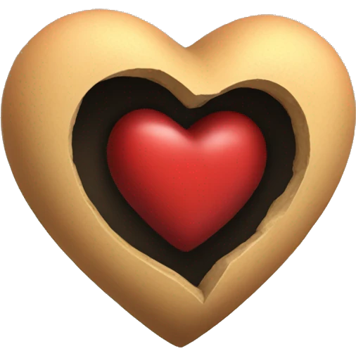 heart inside hollow body emoji