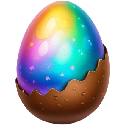 magical poop easter cosmic egg landscape  emoji