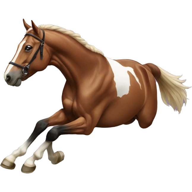 jumping horse emoji