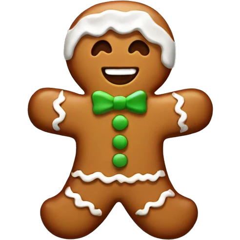 Gingerbread emoji