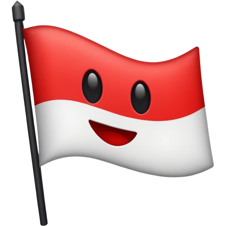 Флаг мокши. Сверху вниз  красный белый чёрный emoji