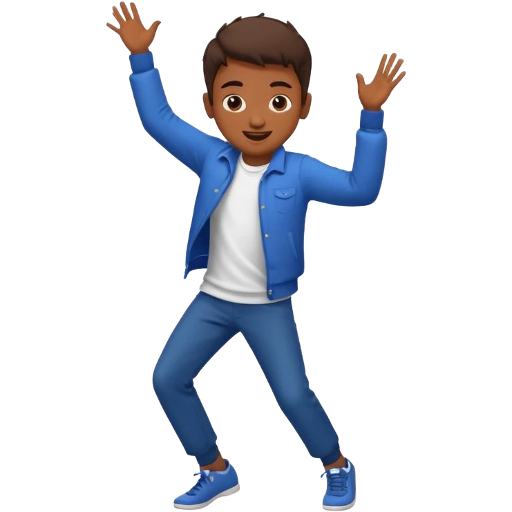 Niño bailando emoji