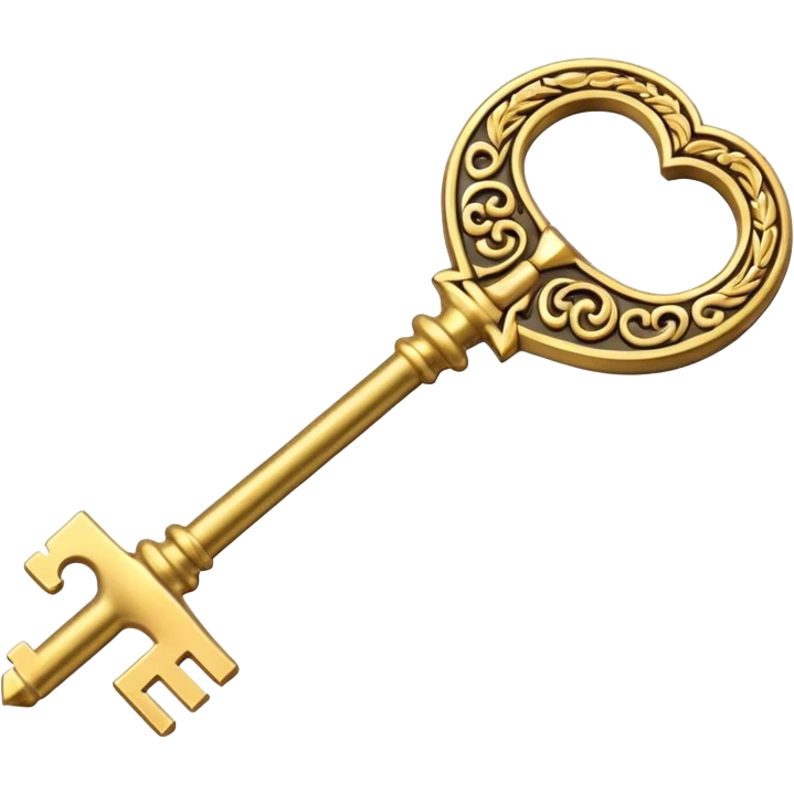 Золотой ключ emoji