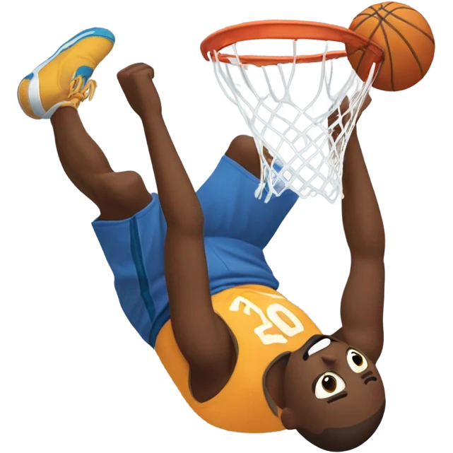 Bill dunking basketball  emoji