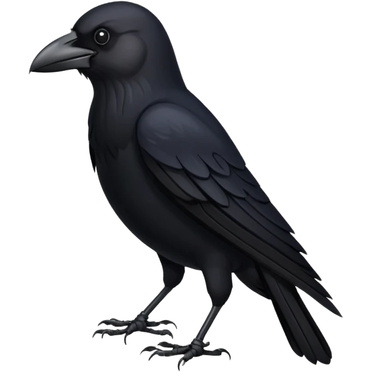 Crow emoji
