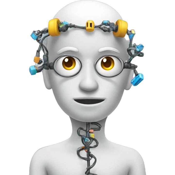 balancing mind and technology emoji