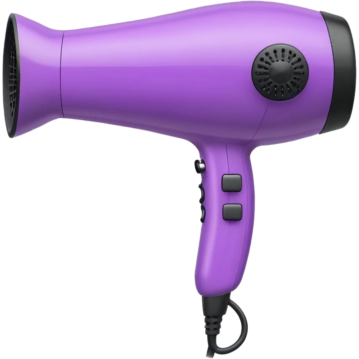 Cute Hair dryer, different designs and pattern emoji