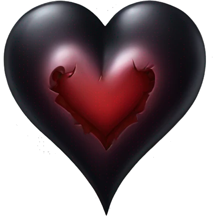 Gothic heart  emoji