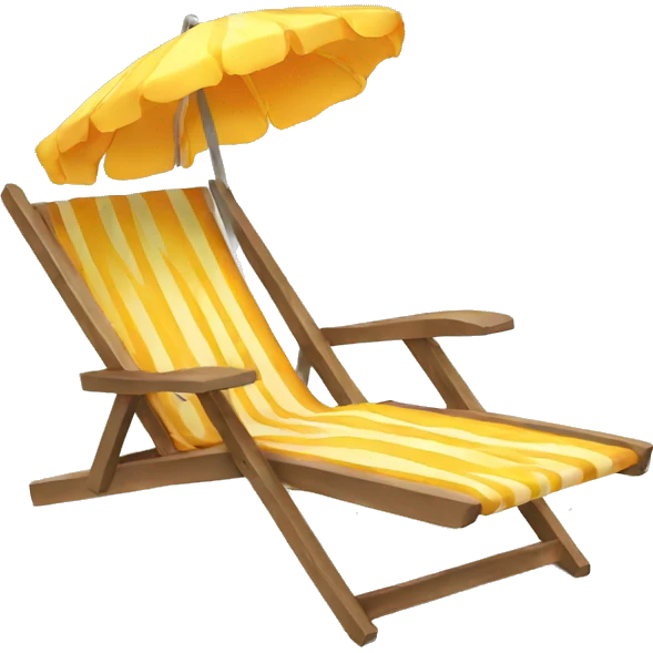 sun chair emoji