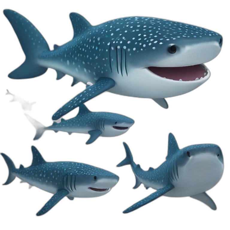 Whale shark emoji